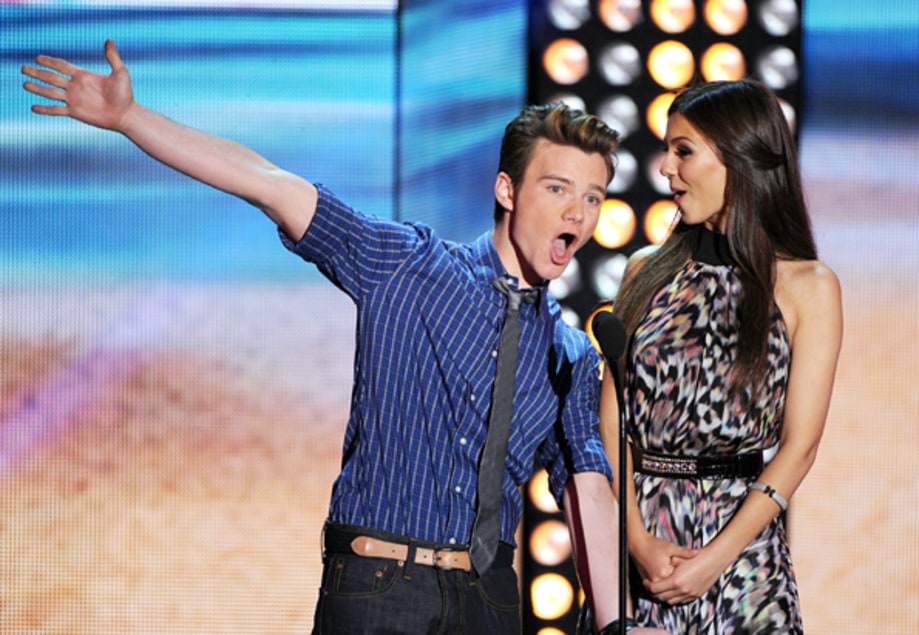 Chris Colfer and Victoria Justice