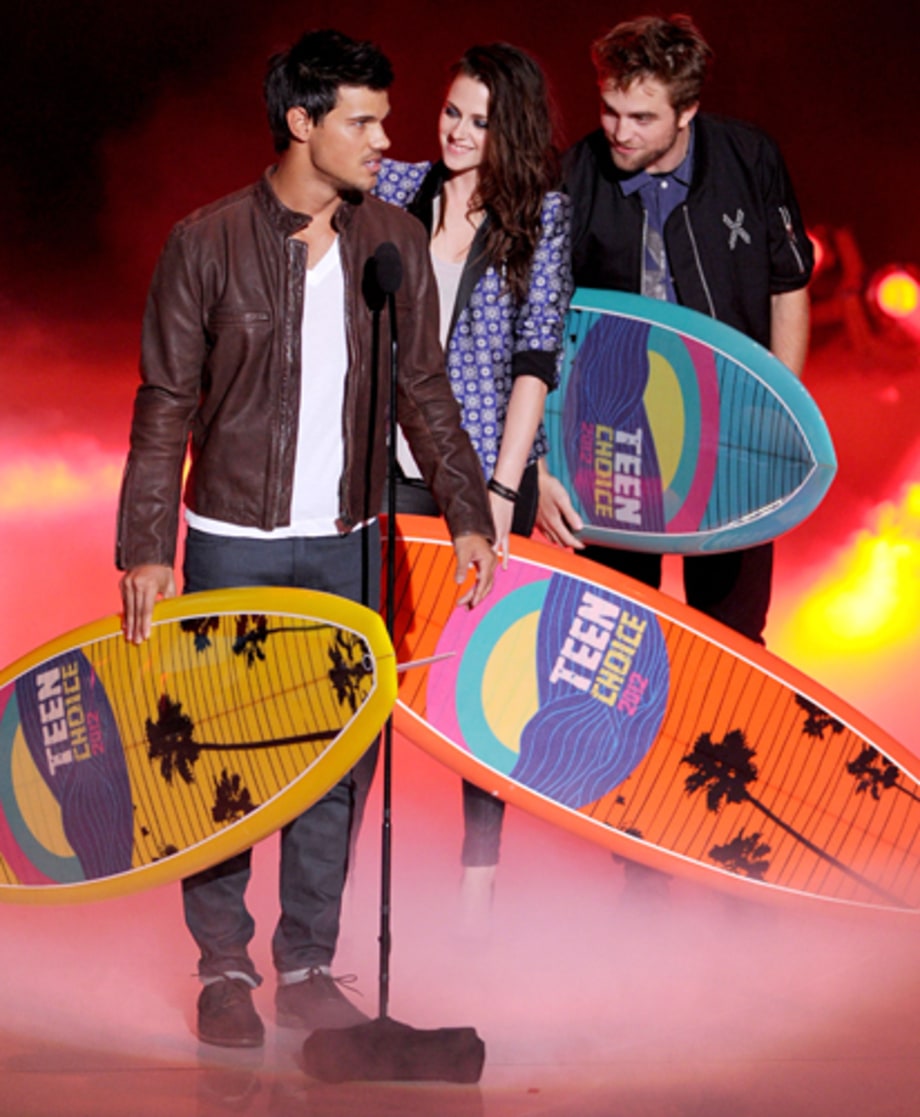 Taylor Lautner, Kristen Stewart and Robert Pattinson