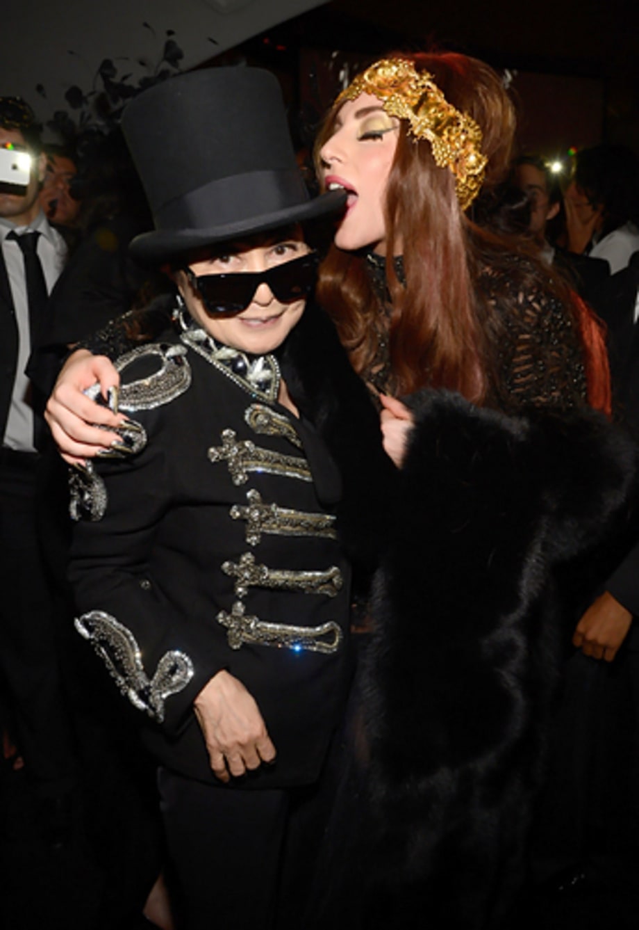 Gaga Takes a Bite Out of Yoko