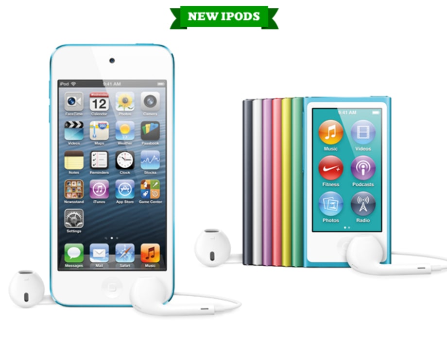 Apple iPod Touch and iPod Nano