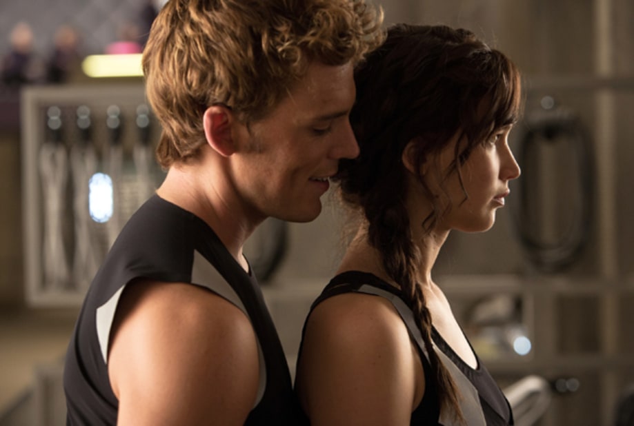 Finnick Odair and Katniss Everdeen