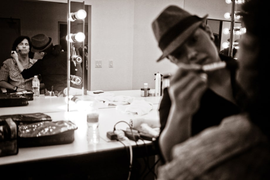 The makeup chair