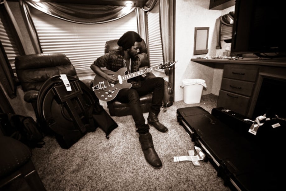 Gary Clark Jr. Backstage