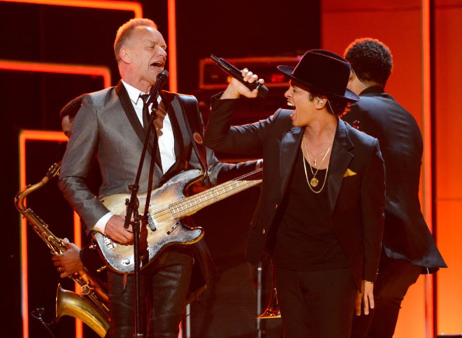 Sting and Bruno Mars