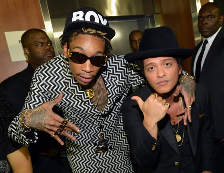Wiz Khalifa and Bruno Mars