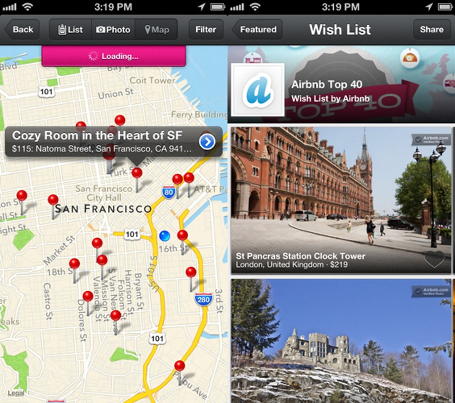 Airbnb Mobile App