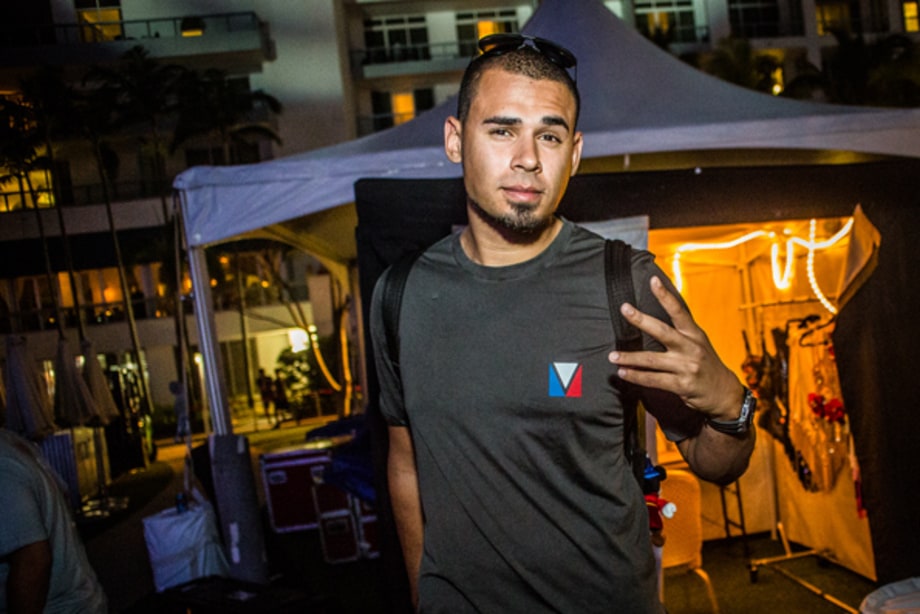 Backstage with Afrojack