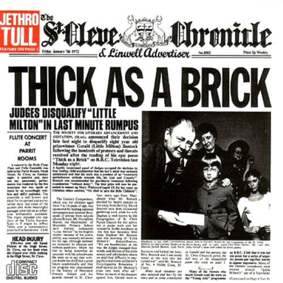8. Jethro Tull, 'Thick As a Brick'