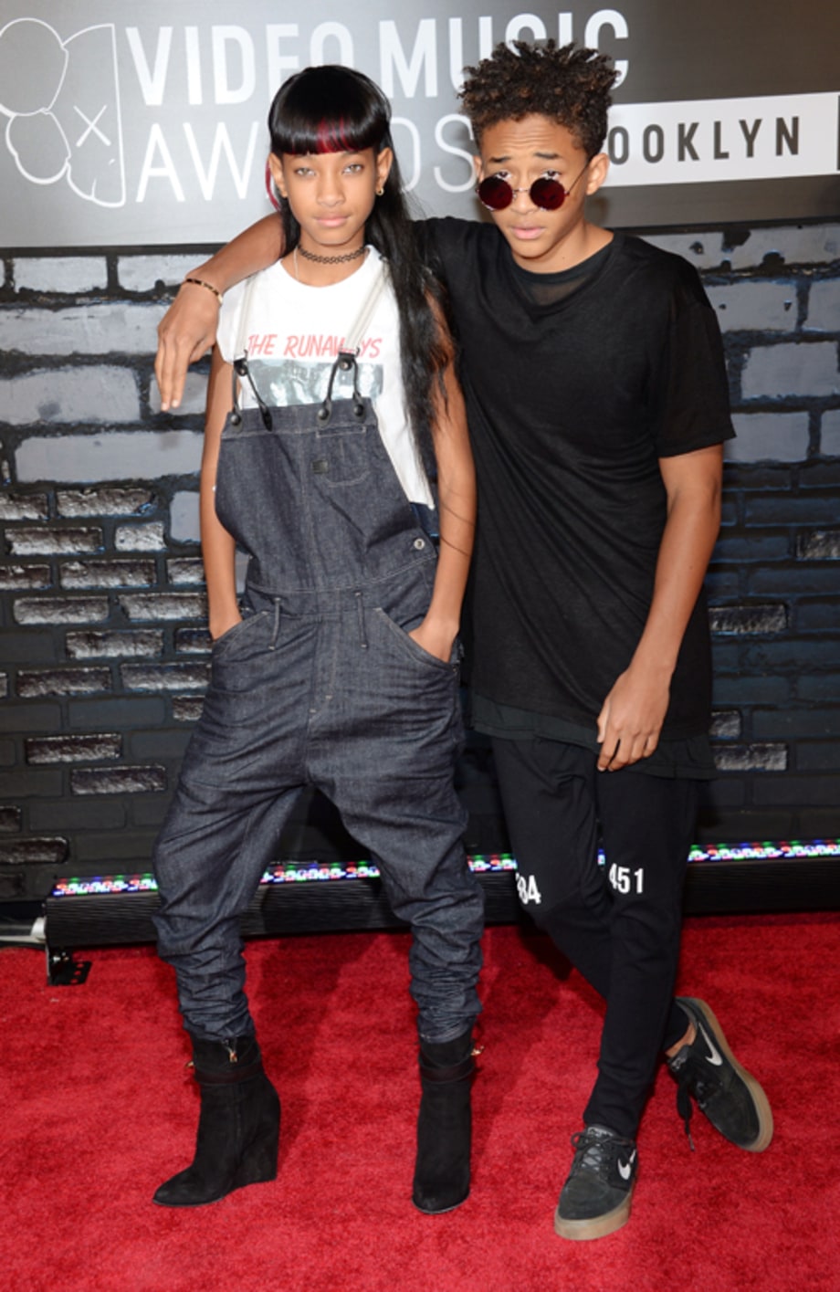 Willow and Jaden Smith