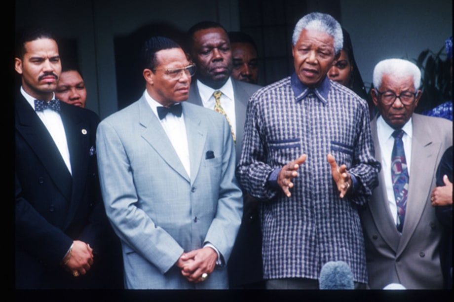 With Farrakhan