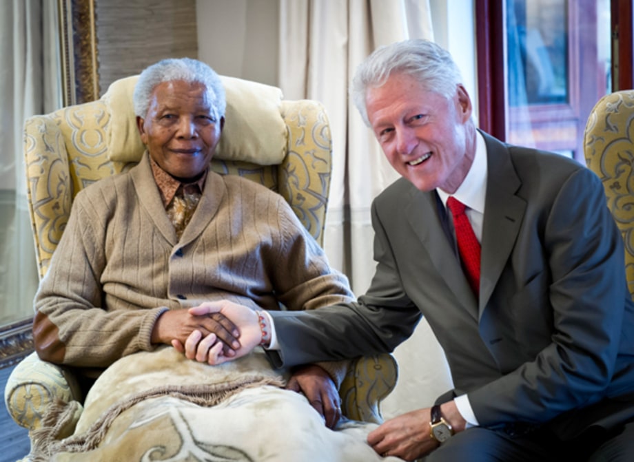 Mandela Meets Clinton
