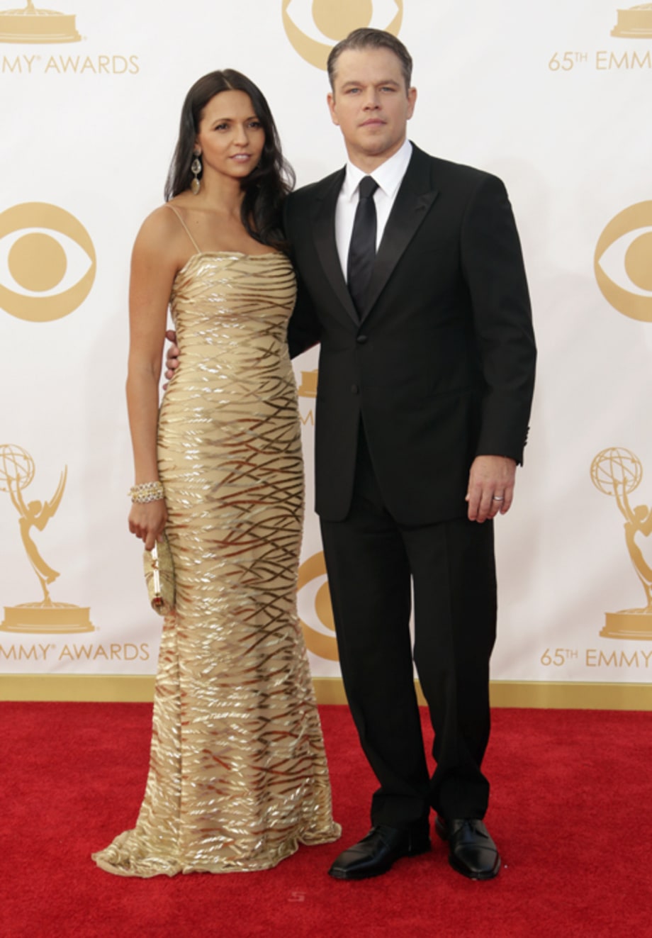 Matt Damon and Luciana Barroso