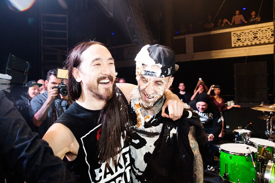 Travis Barker Gets Caked