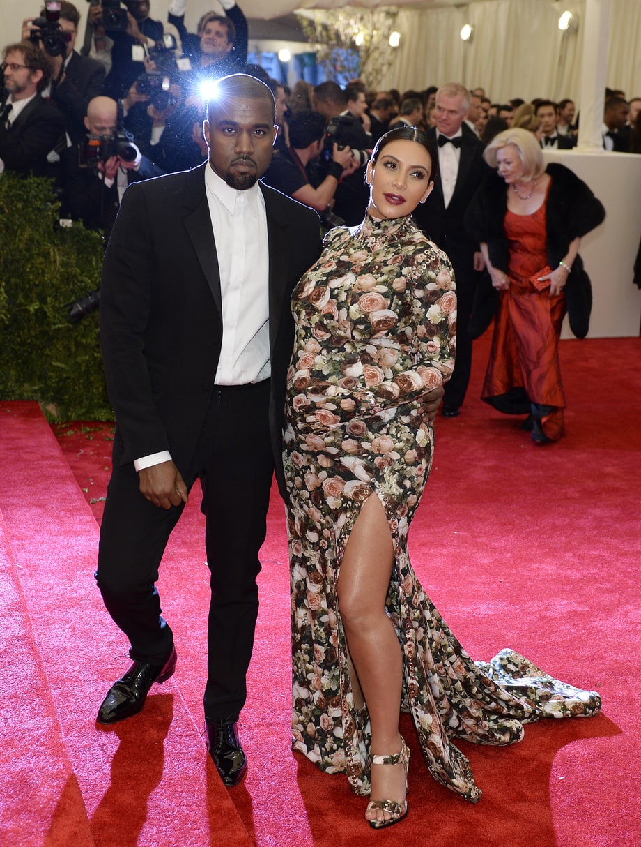 Diva: Kim Kardashian at the Met Ball