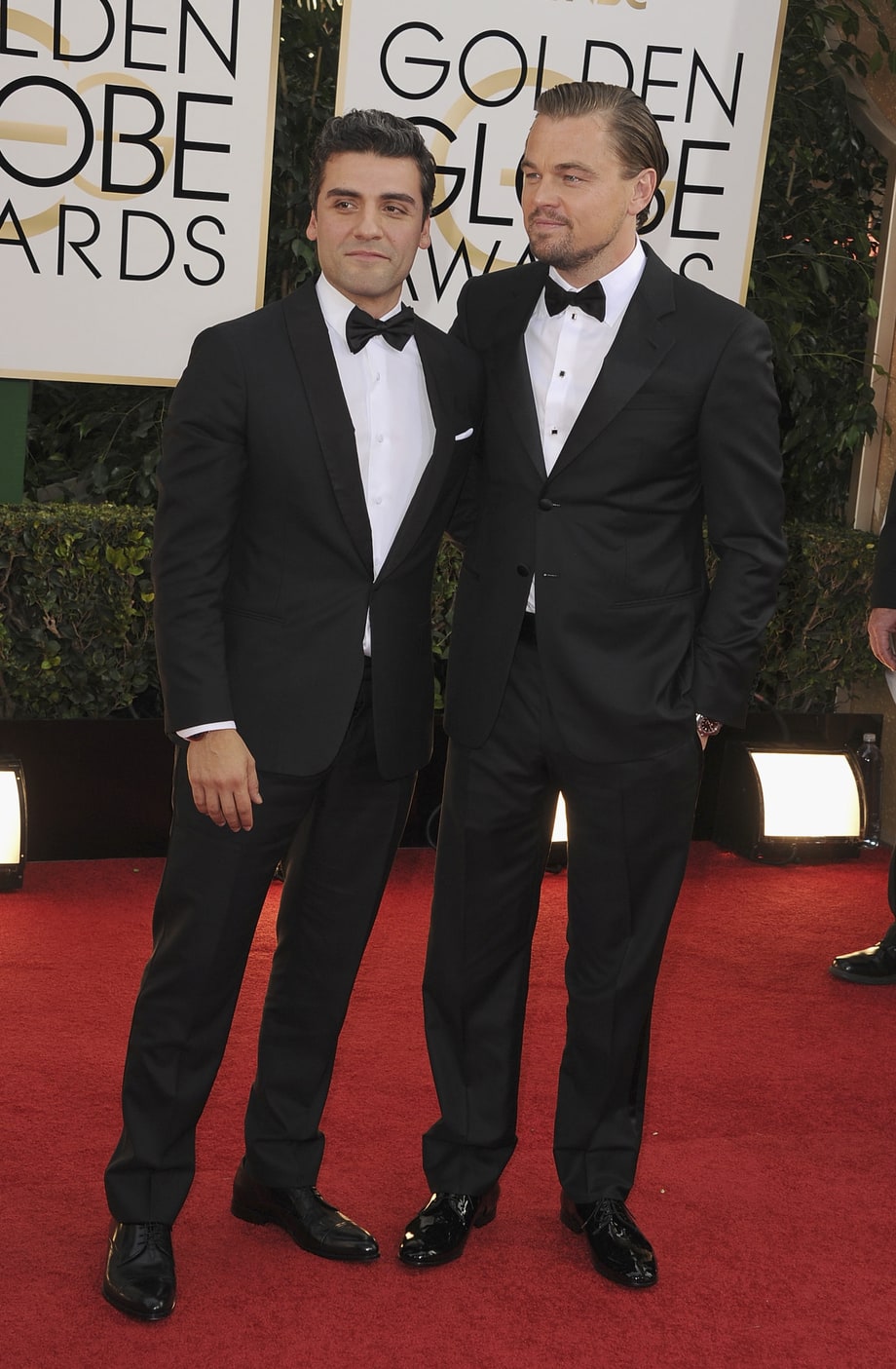 Oscar Isaac and Leonardo DiCaprio