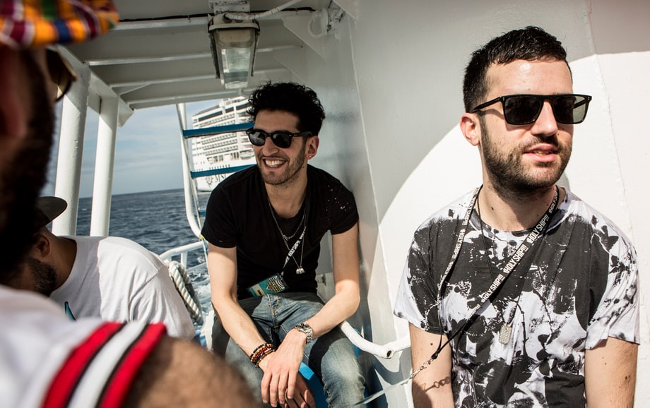 Taking the Shuttle Boat