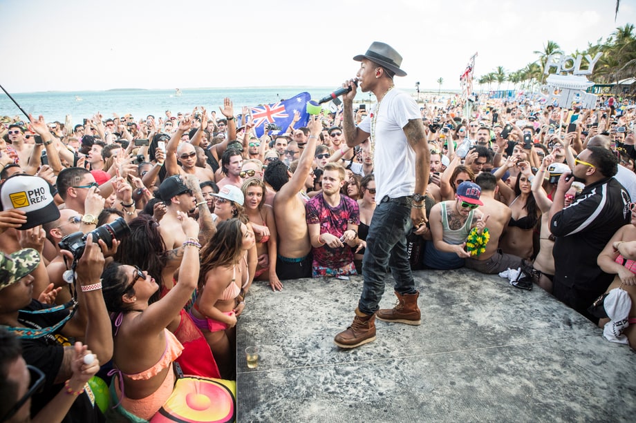 Pharrell on the Beach