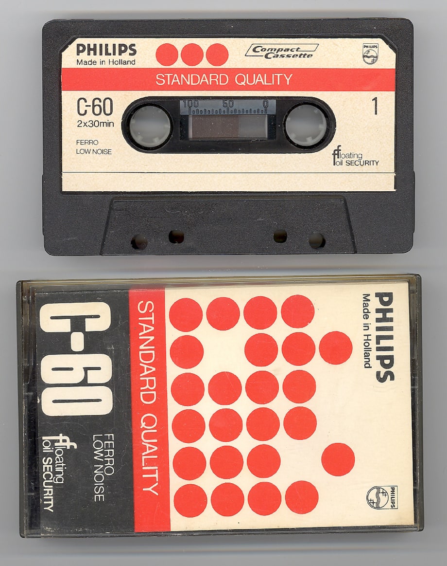 Phillips Compact Cassette Tape (1963)