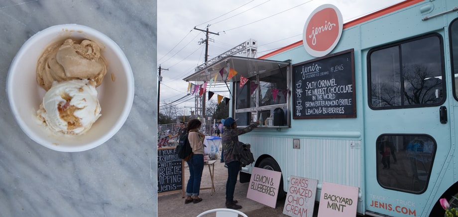 BEST FROZEN BLISS: Jeni's Ice Cream, Southbites Food Truck Lot