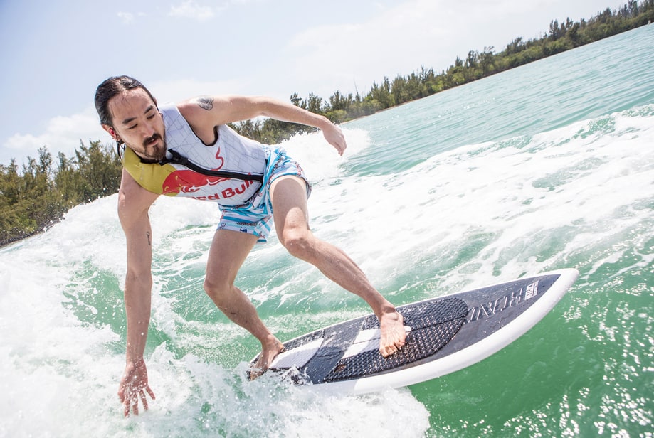 The Steve Aoki Wakeboarding Press Opp