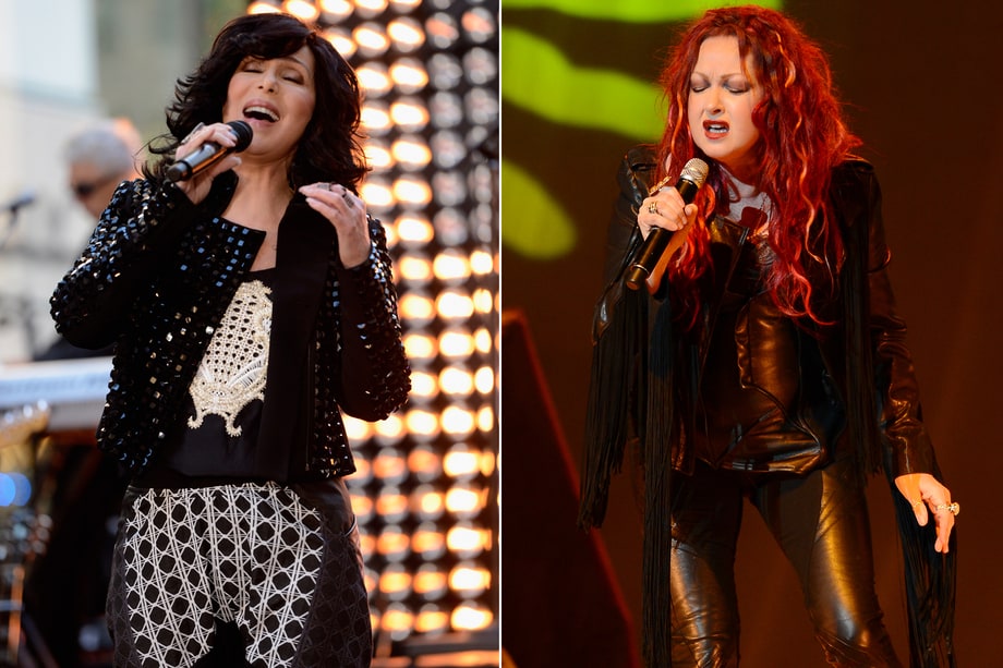 Cher and Cyndi Lauper