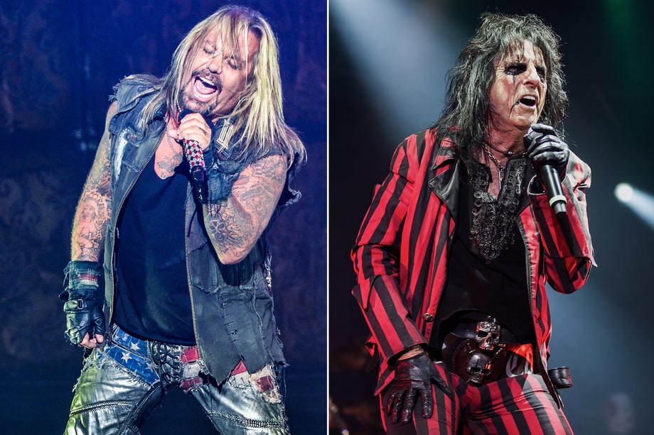 Mötley Crüe and Alice Cooper