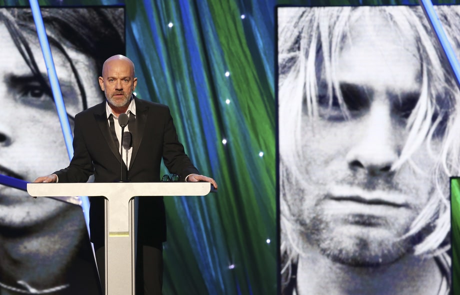 Best Lightning in a Bottle: Michael Stipe's Speech for Nirvana
