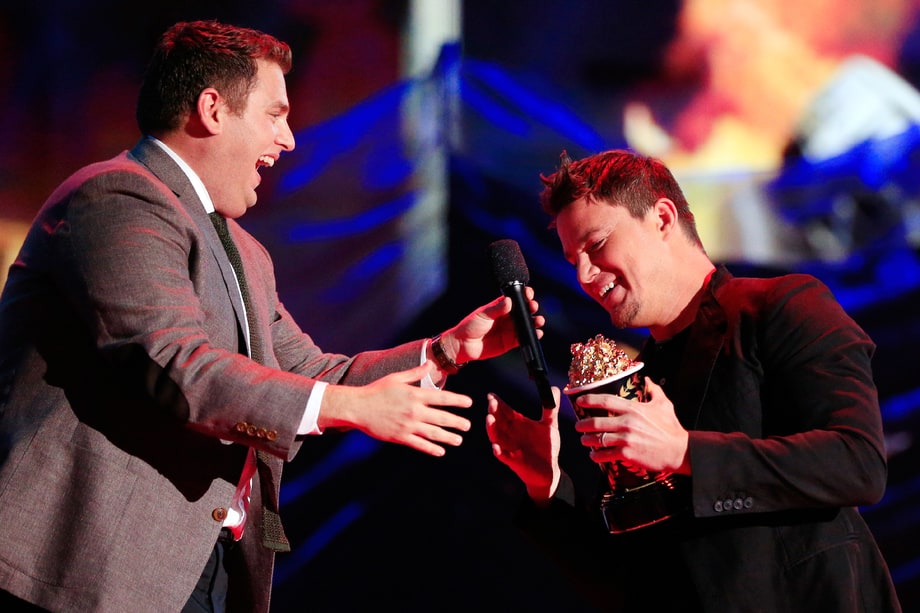 BEST: Jonah Hill Hijacking Channing Tatum's 'Trailblazer' Award