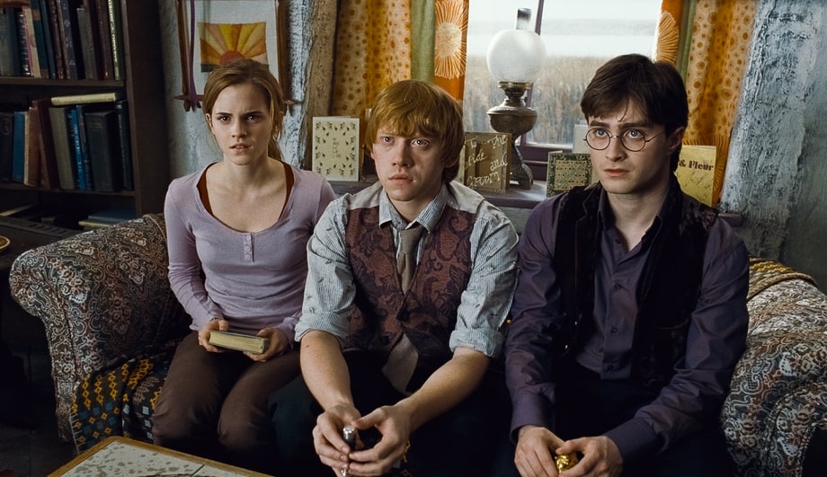 Daniel Radcliffe and the 'Harry Potter' Crew