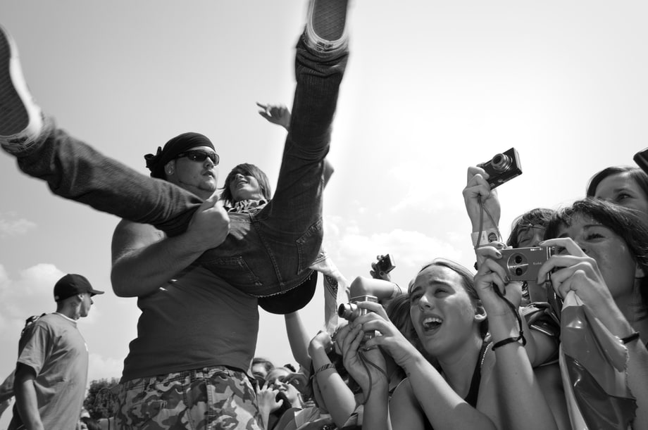 Front Row at the Katy Perry Concert, New Jersey