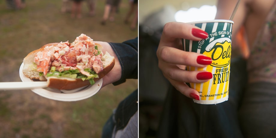 Best Rhode Island Eats: Del’s Frozen Lemonade and Lobster Roll