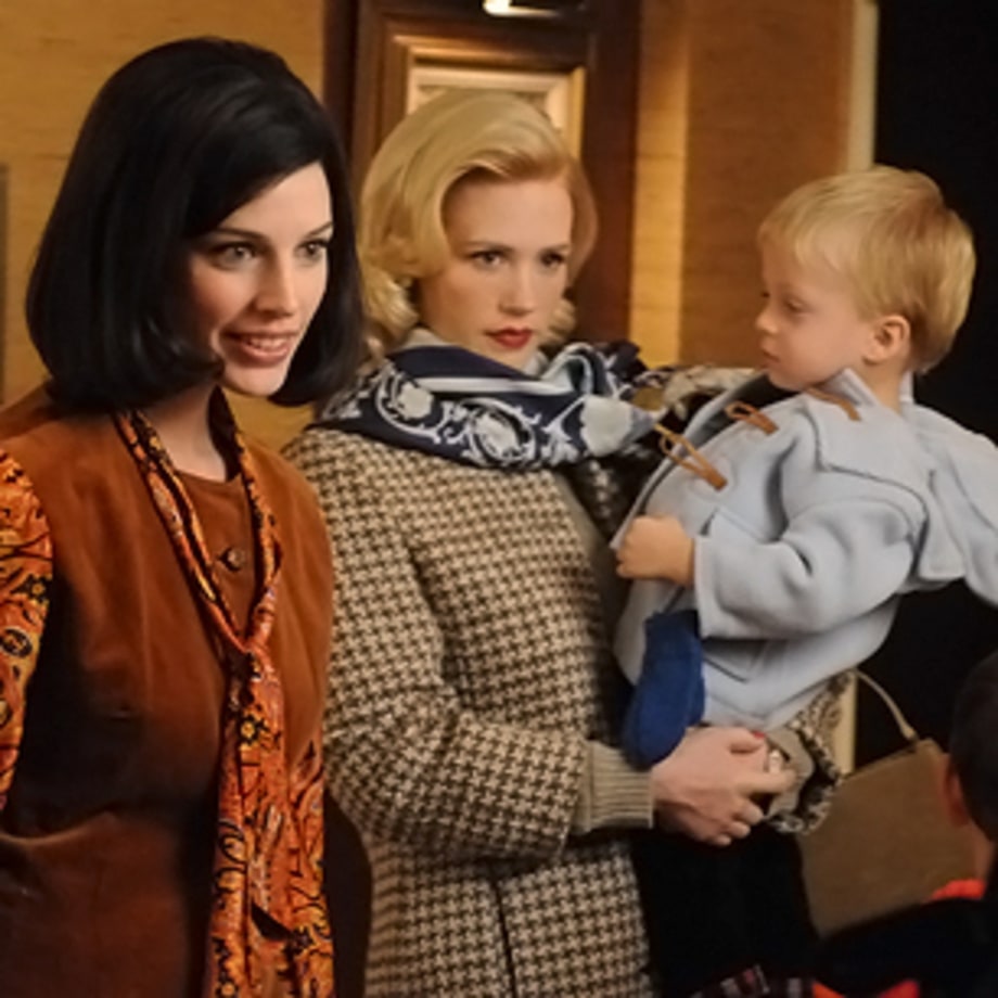 Betty sucks down whipped cream straight from the can – Episode Nine, 'Dark Shadows'