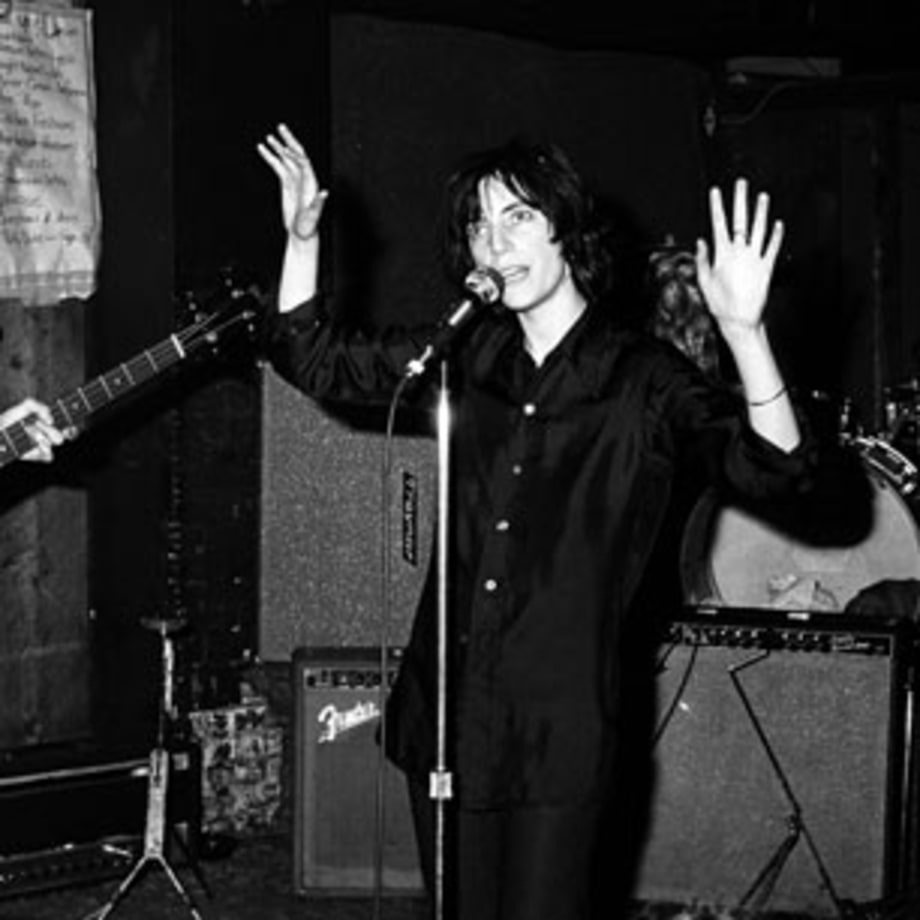 1975 Patti Smith's first show at CBGB