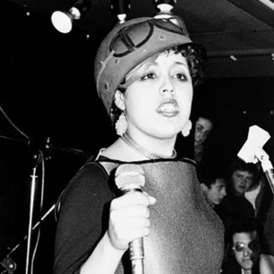 1978 Poly Styrene, a London kid with braces, rocks out with X-Ray Spex