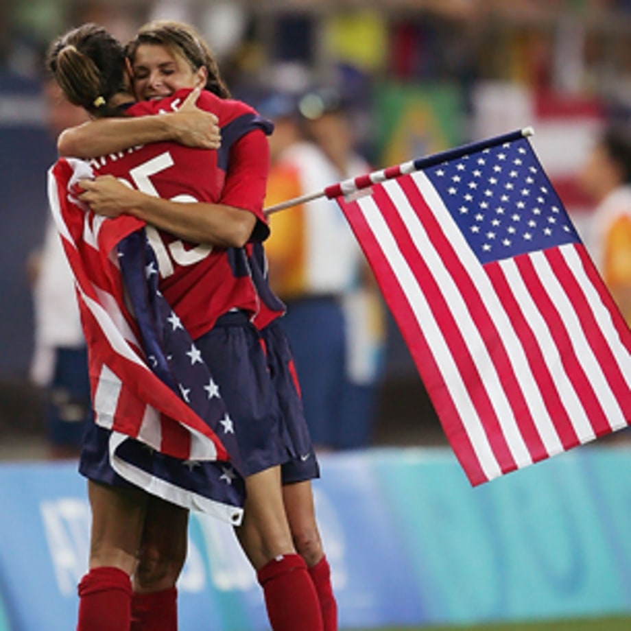 Women’s Soccer Team Wins Gold in Overtime (Athens 2004)