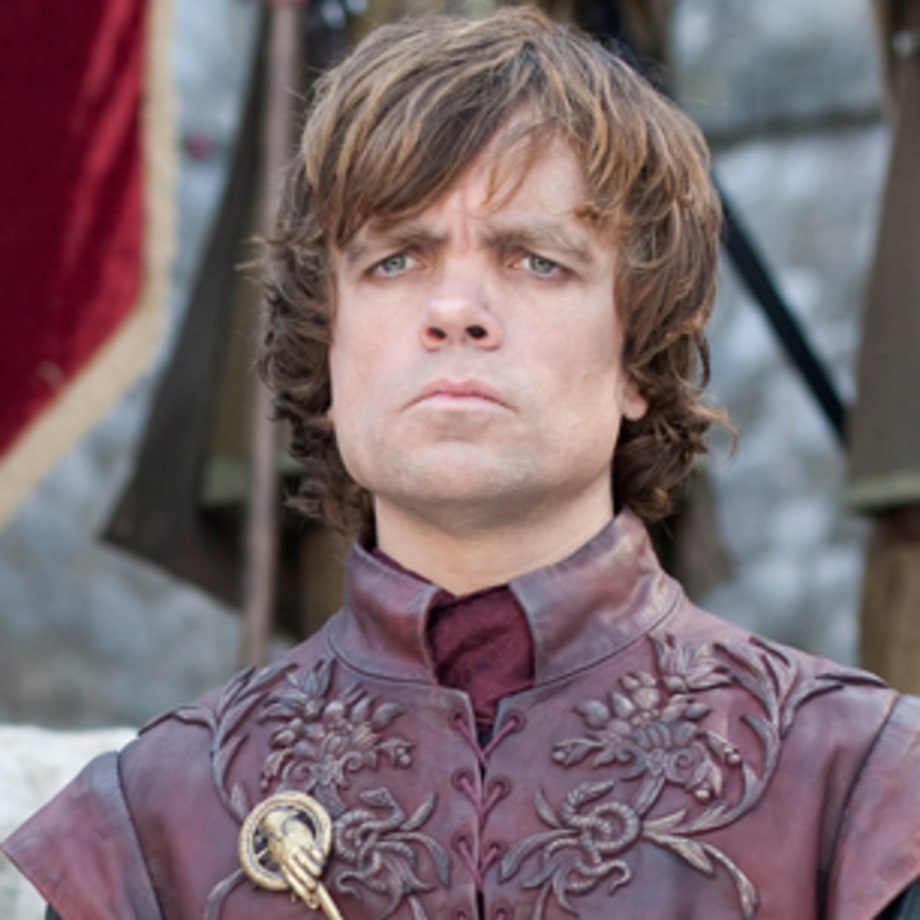 Tyrion Lannister looks in the mirror