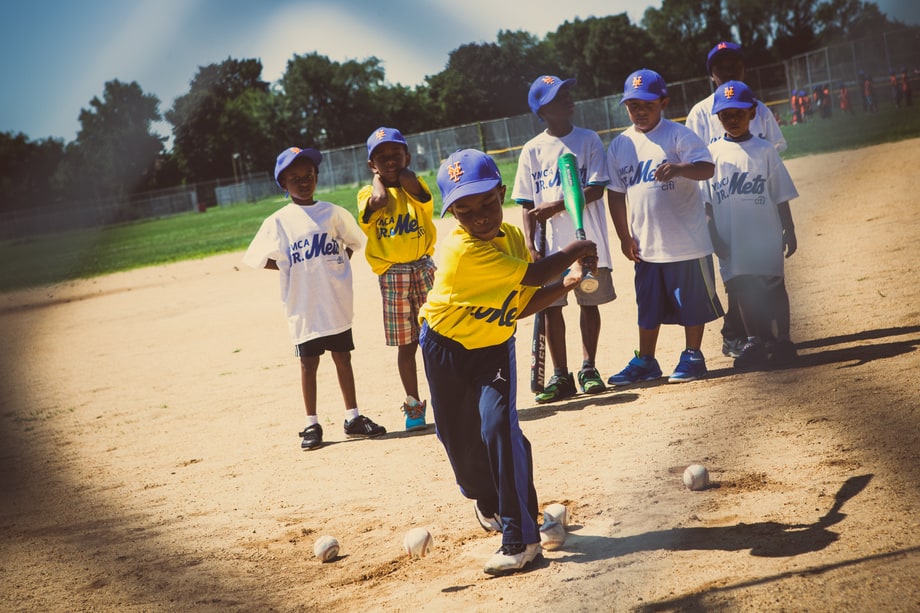 Trying to Impress Mr. Met