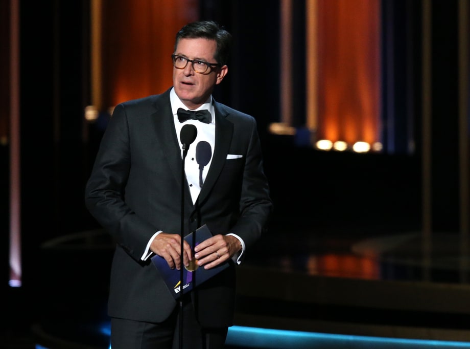 WORST: Stephen Colbert and 'Roscoe'