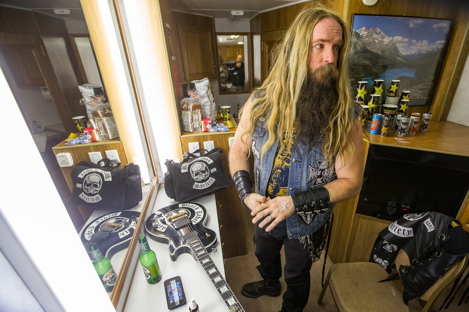Zakk Wylde Backstage