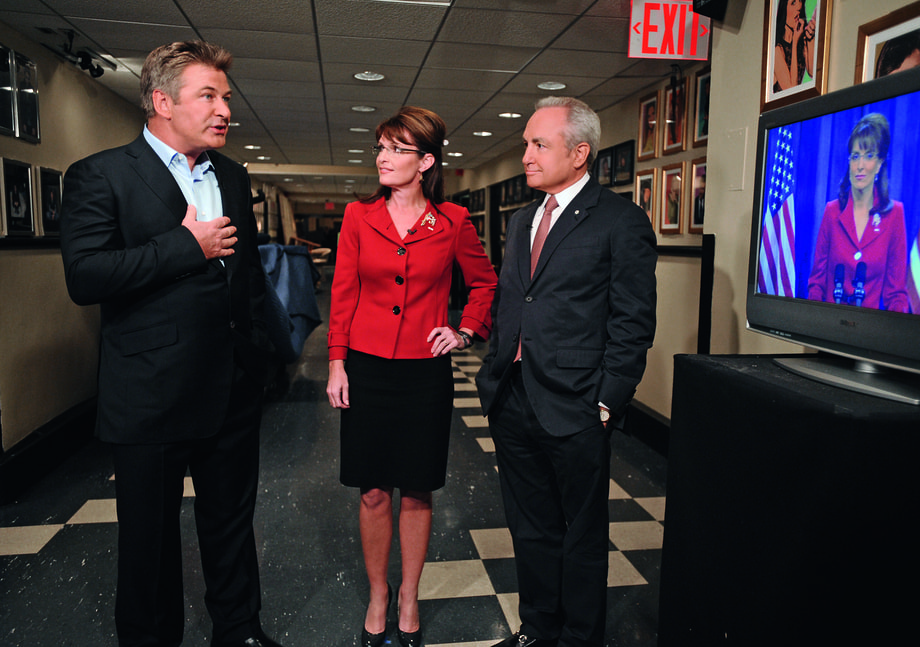 Sarah Palin With Alec Baldwin and Lorne Michaels