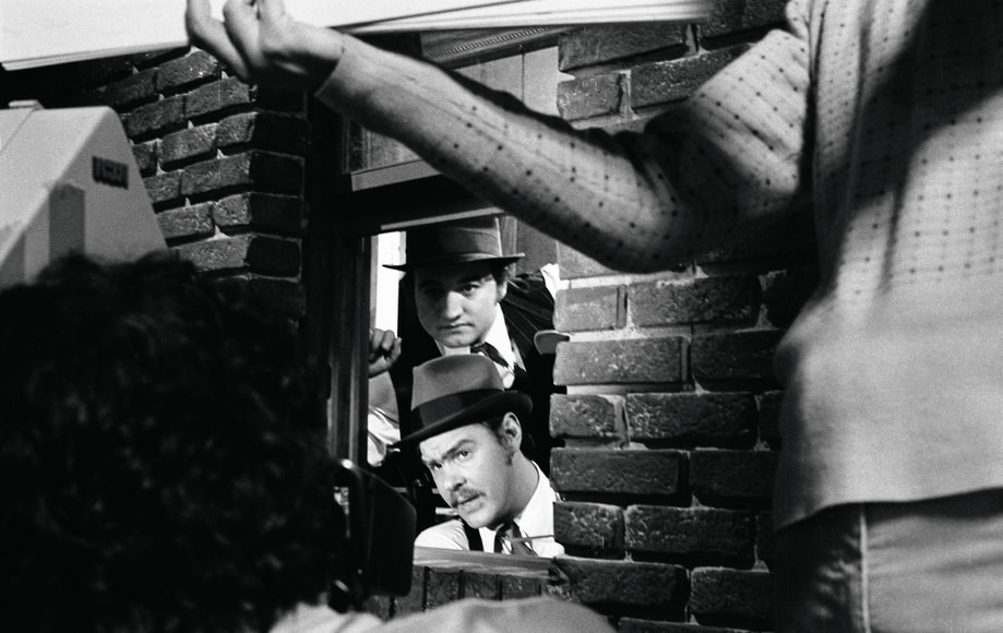 John Belushi and Dan Aykroyd in 'The Untouchables'