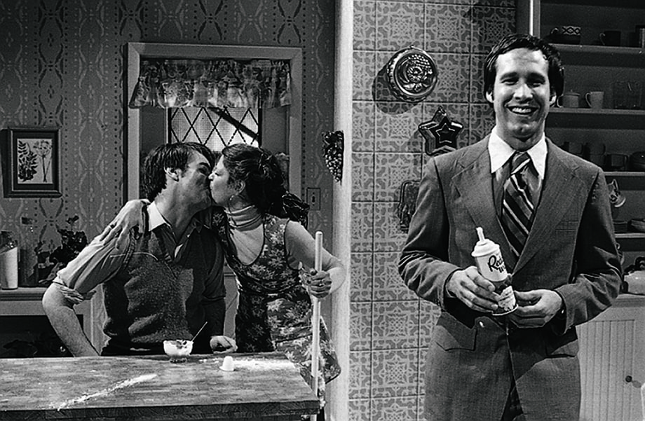 Chevy Chase Selling Floor Wax