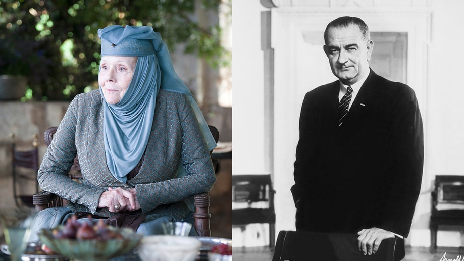 Olenna Tyrell/Lyndon B. Johnson