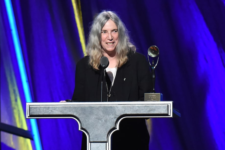 Best Bathroom Anecdote: Patti Smith Inducts Lou Reed