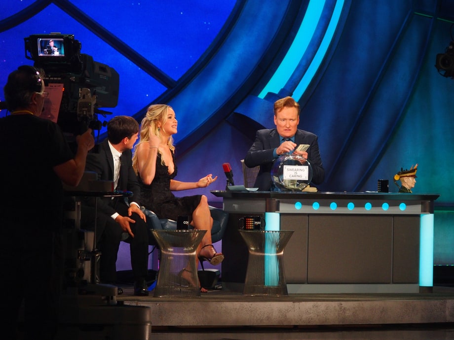 Jennifer Lawrence Curses a Blue Streak on 'Conan'