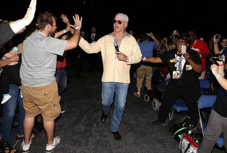 Bill Murray Makes His Comic-Con Debut