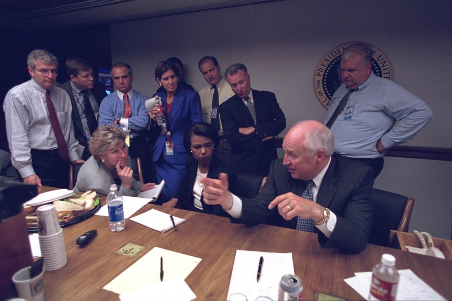 Cheney, Rice, staff