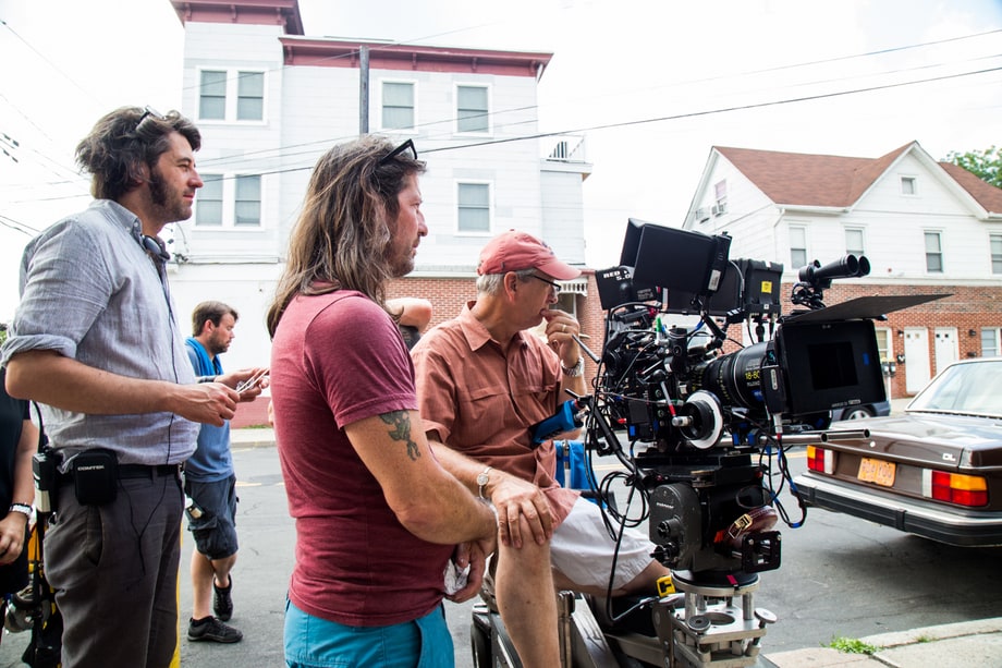 'Red Oaks' crew vets a scene before shooting