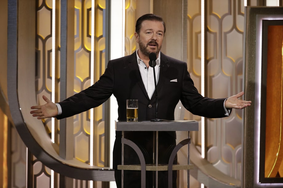 Worst: Host Ricky Gervais Not Bringing His A-Game