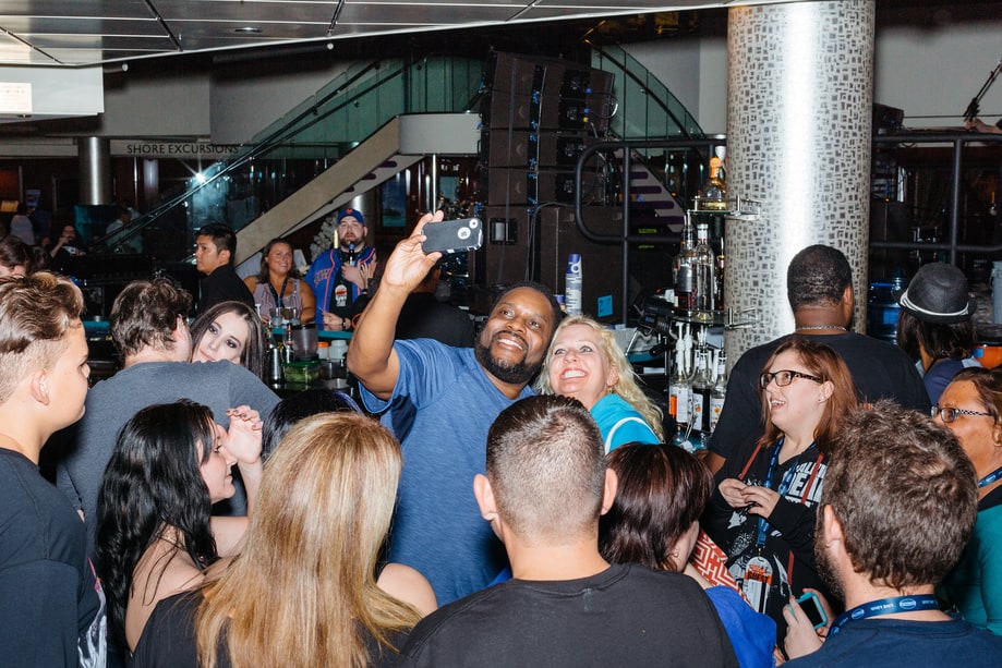 Chad Coleman With Fans